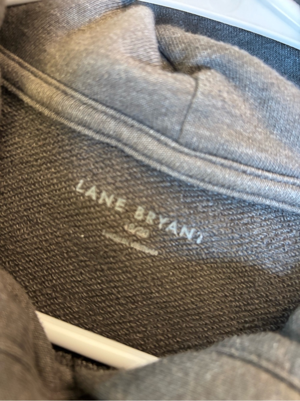 Lane Bryant Game Day Hooded Pullover Sweatshirt - Gray Brown - Picture 6 of 8